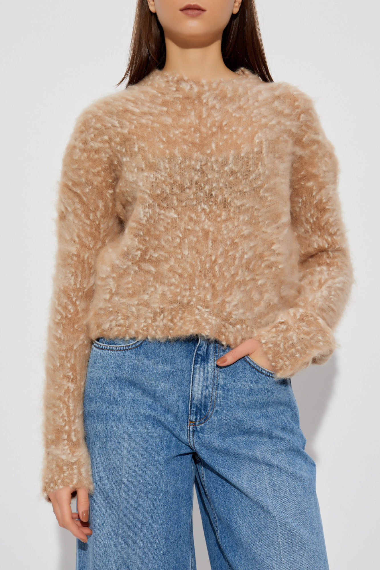 Beige Crew neck sweater Marni - Vitkac Canada